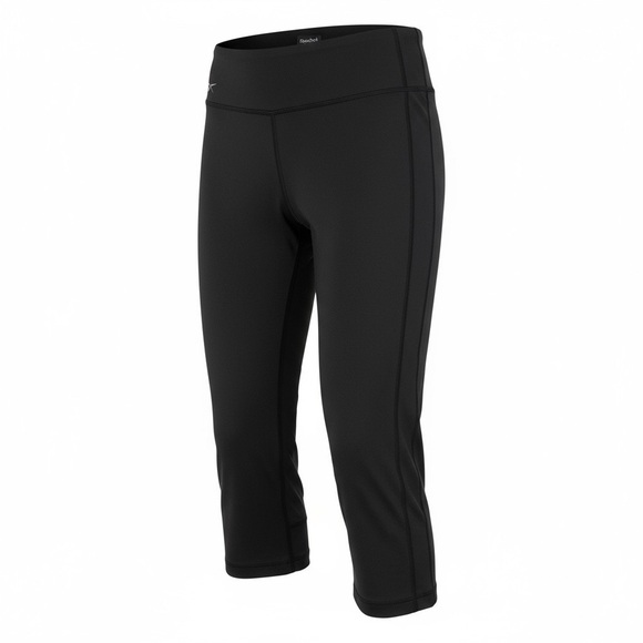 Reebok Lux 3/4 Capri Leggings - Black XL - Picture 10 of 10